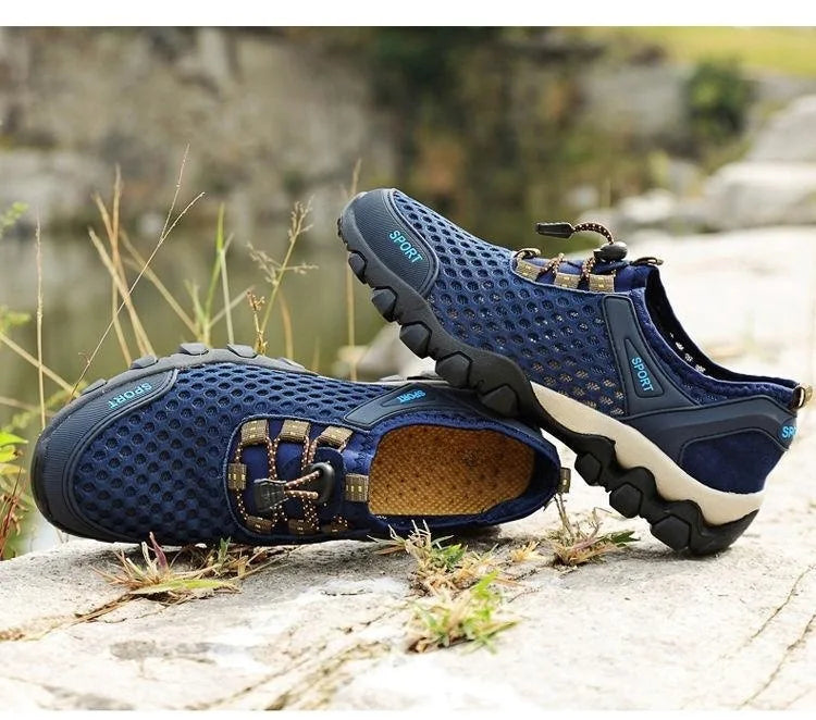 Summer Men's Mesh Sports Shoes Fashion Mountaineering Breathable