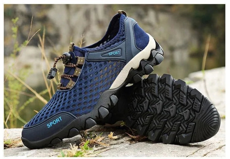 Summer Men's Mesh Sports Shoes Fashion Mountaineering Breathable